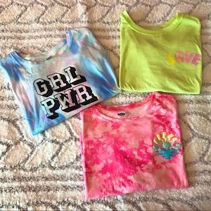 *3 for $20* OLD NAVY Girl’s Crop Tees: SZ 18 Plus